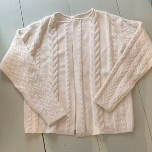 Cyrus Cable Knit Cardigan Sweater